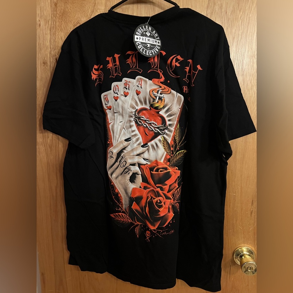 Sullen Cards & Roses Shirt